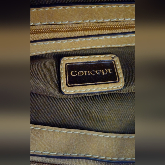 Born Concept Light Tan Faux Leather Tote Bag - Picture 5 of 12